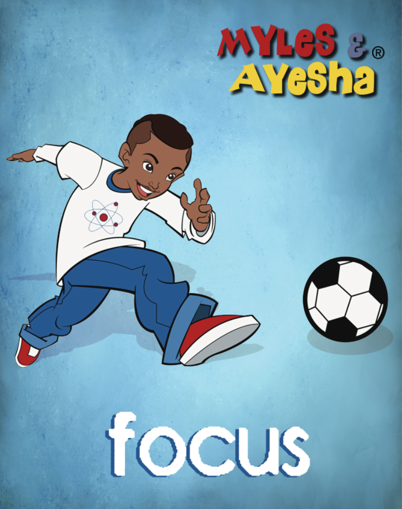 Focus: Myles Soccer Poster